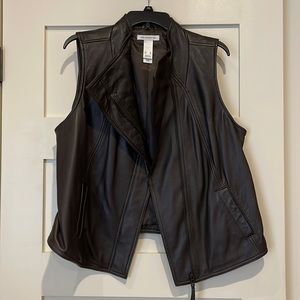 Black Leather vest